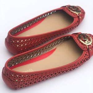 MICHAEL KORS ORANGE FLATS NWOT